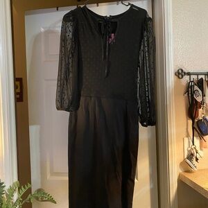 Vixen by Micheline Pitt Frenchie Wiggle Dress L